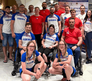 Skupinová fotografie české reprezentace Grand Prix v Maroku