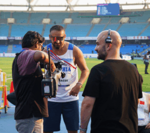 Český paraatlet Tomáš Horáček.